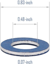 Load image into Gallery viewer, Oil Drain Plug Gaskets 90430-12031 Oil Drain Plug Gaskets Crush Washers Seals Rings Crush Washers Seals Rings