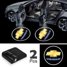Load image into Gallery viewer, Car Door Lights Logo Projector, Universal Wireless Car Door Led Projector Lights, Upgraded Car Door Welcome Logo Projector Lights with 3.M Sticker, for&quot;CHEVR0LET&quot;
