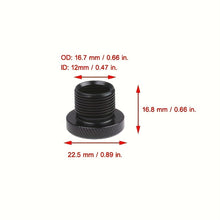 Load image into Gallery viewer, 5/8-24 Fuel Filter Connector for NAPA 4003 WIX 24003 Fuel Filter 5/8-24 To 1/2-20 1/2-28 M14 X 1 M14 X 1L M14 X 1.5 Reduce The Noise Created By Cars
