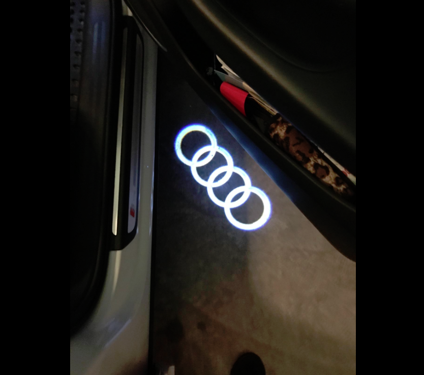 Audi Door Lights Audi Door Logo Lights 2pcs