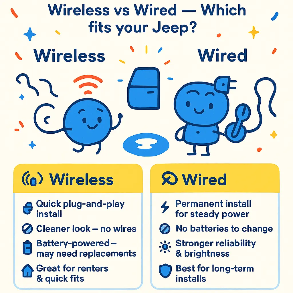 jeep door projector lights - Lights