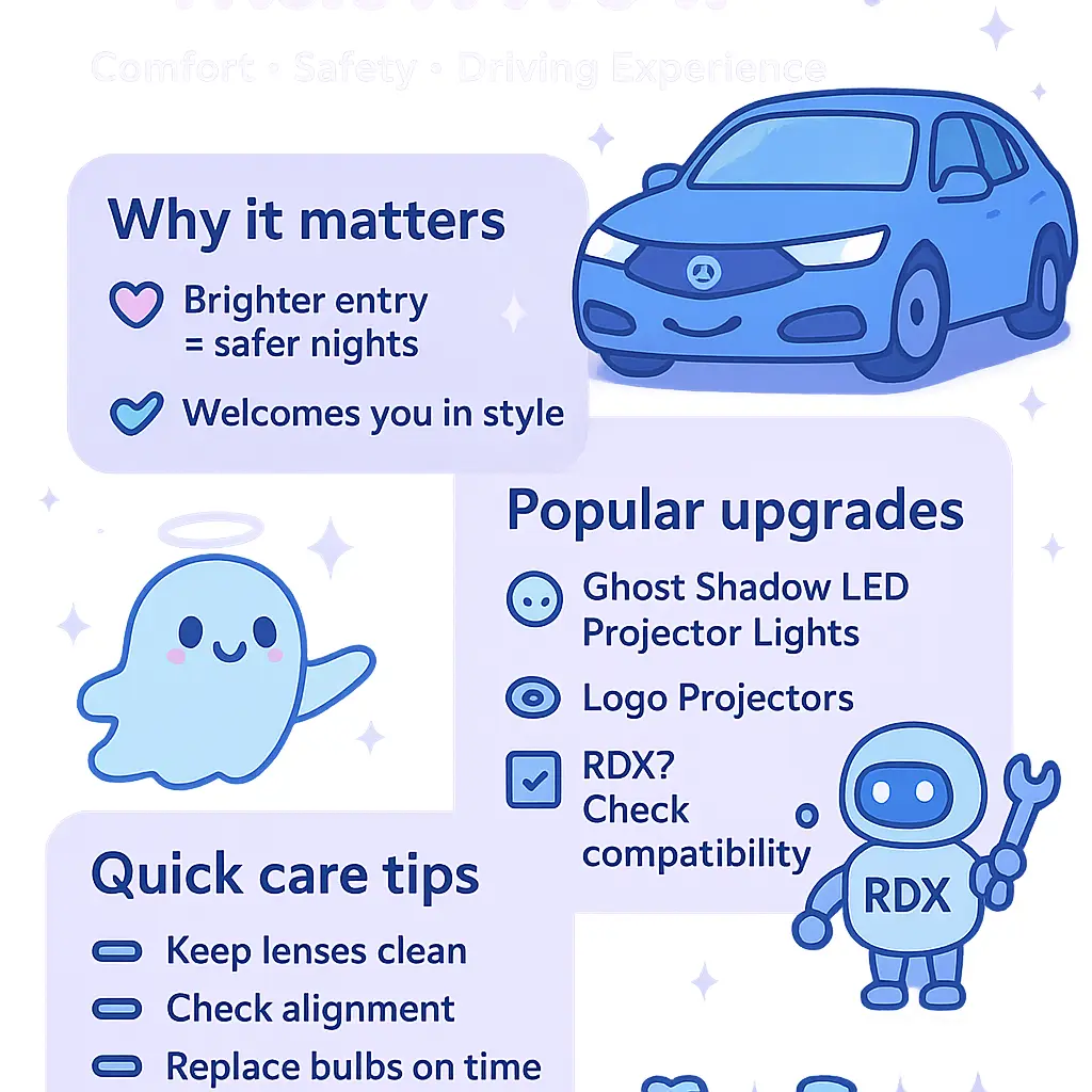 acura tlx door lights - RDX