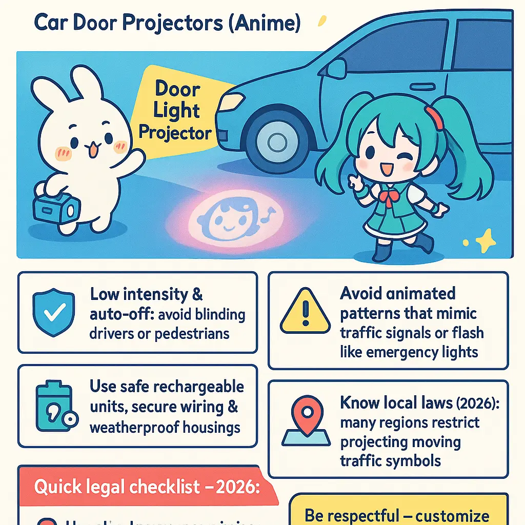 car door light projector anime - Lighting
