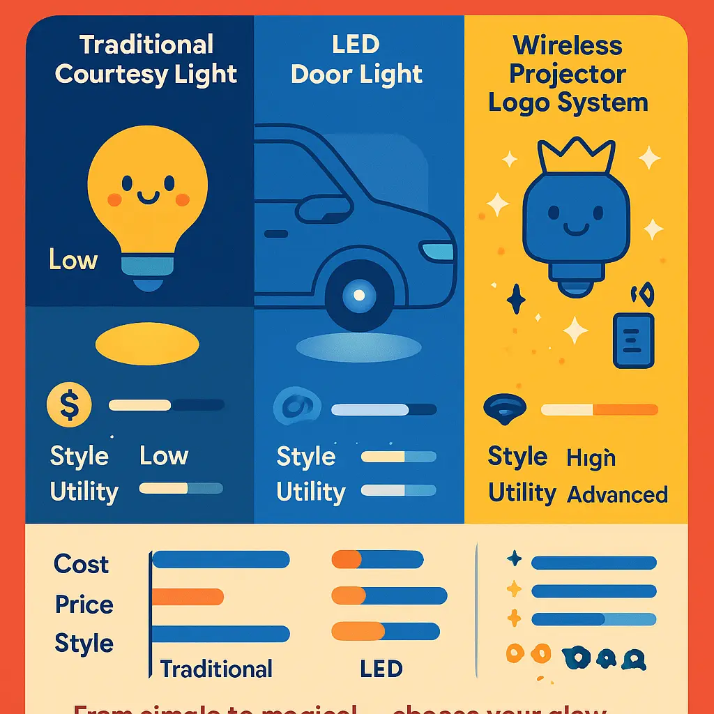 courtesy door light inside model - Projector