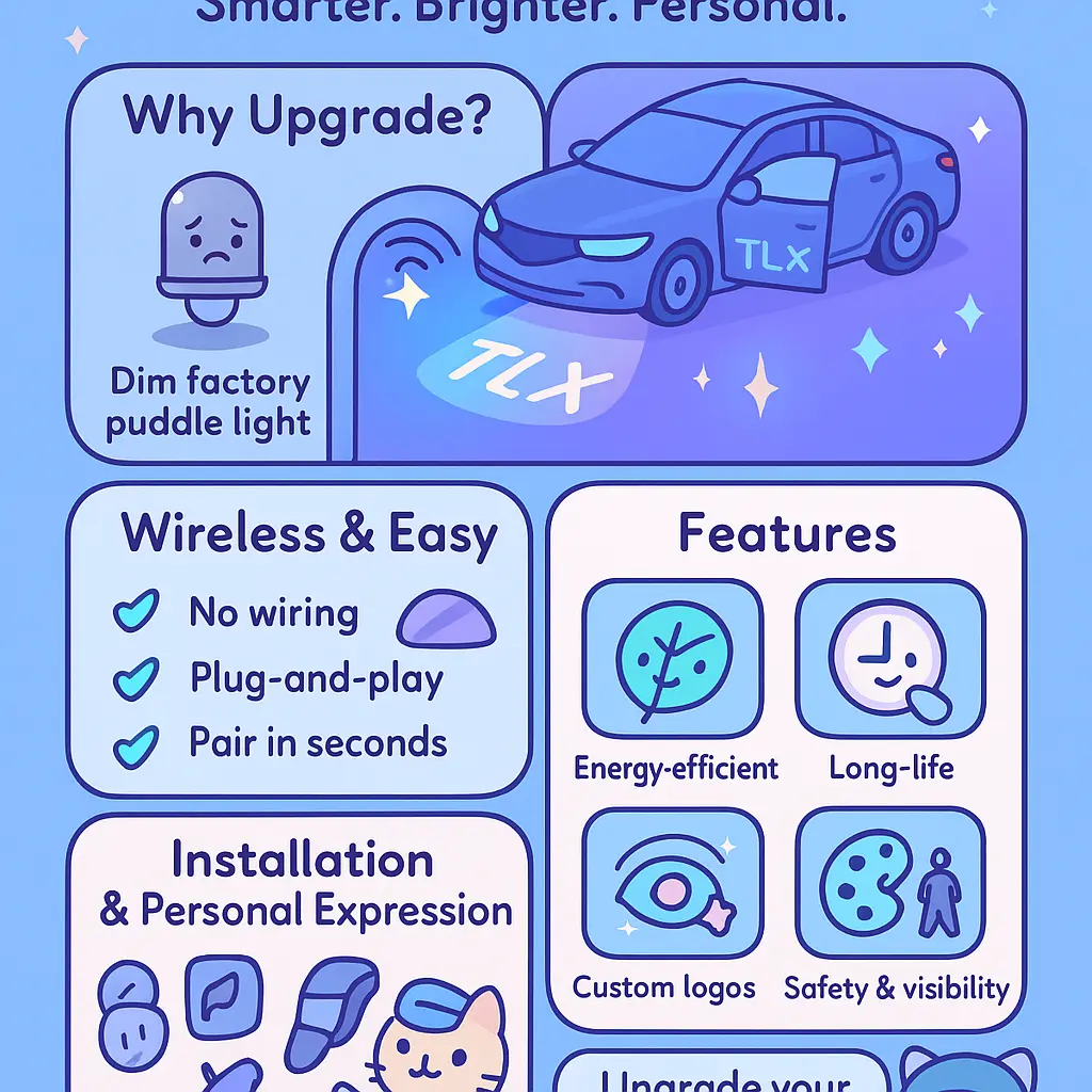 acura tlx door lights - Wireless