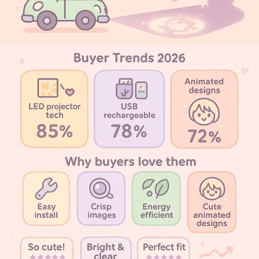 car door light projector anime - Shadow