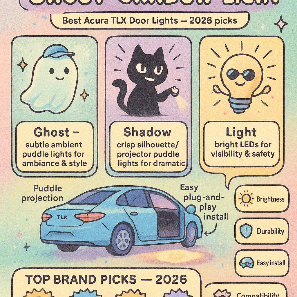 acura tlx door lights - Shadow