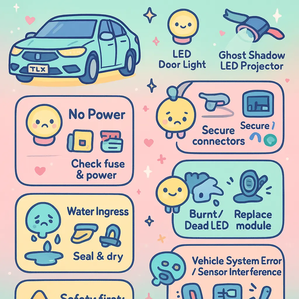 acura tlx door lights - TLX